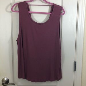 Athleta Scoop Back Tank Top size XL